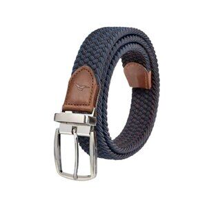 NEW Tommy Bahama Men's L/XL 38-42 Reversible Belt Comfort Stretch Navy/Brown